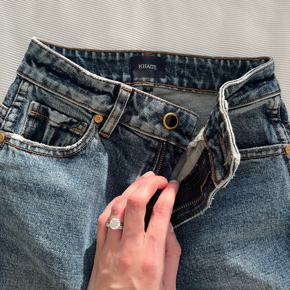 Khaite Danielle Jeans (Columbus Wash, Size 23) LIKE NEW